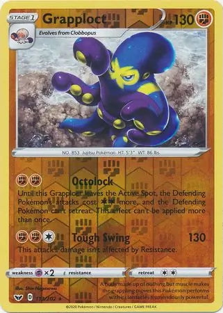 Sword & Shield Grapploct #113/202 reverse holo